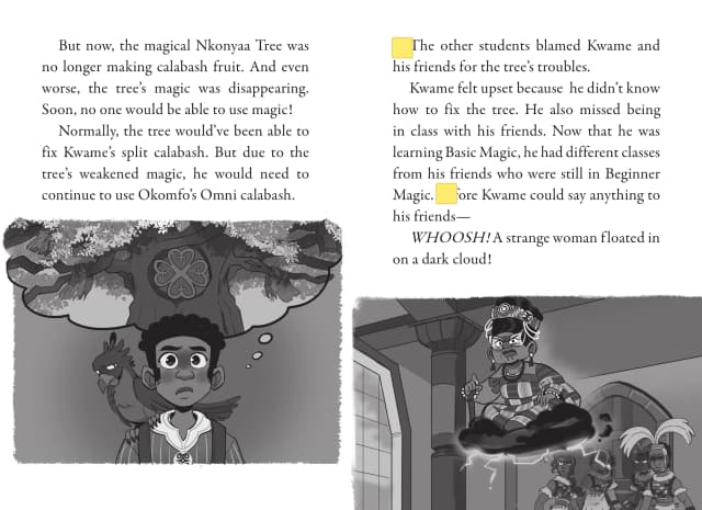Kwame's Magic Quest #3: Bite of the Kaba Lagoon interior page 3