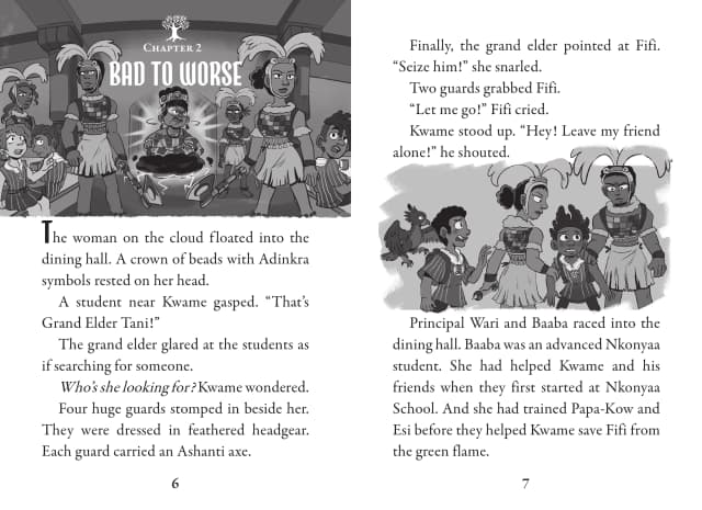 Kwame's Magic Quest #3: Bite of the Kaba Lagoon interior page 4