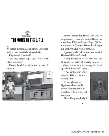 Kwame's Magic Quest #3: Bite of the Kaba Lagoon interior page 2
