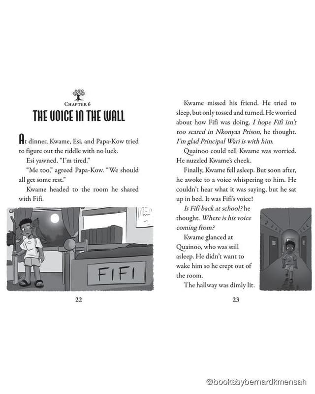Kwame's Magic Quest #3: Bite of the Kaba Lagoon interior page 2