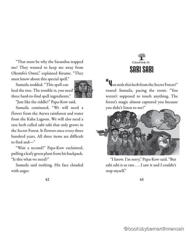 Kwame's Magic Quest #3: Bite of the Kaba Lagoon interior page 3