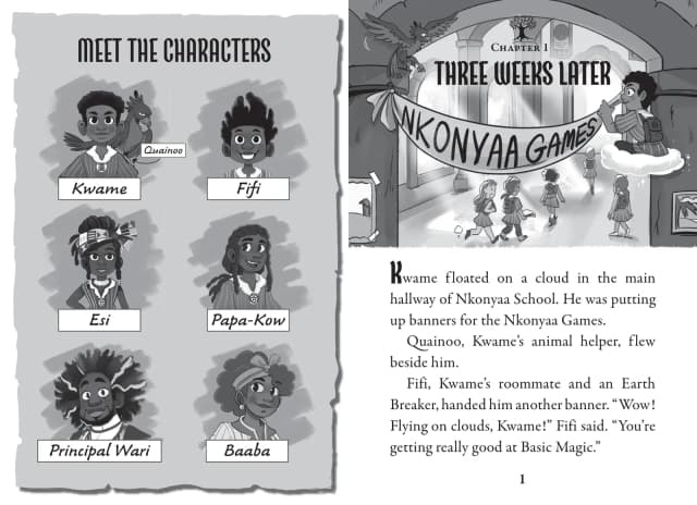 Kwame's Magic Quest #4: Curse of the Akoma Stone interior page 2