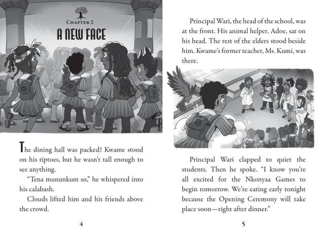 Kwame's Magic Quest #4: Curse of the Akoma Stone interior page 4