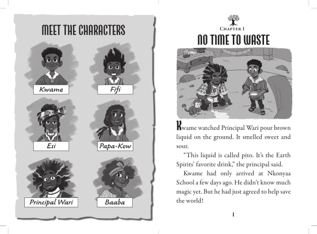 Kwame's Magic Quest #2: Race to the Magic Mountain interior page 1
