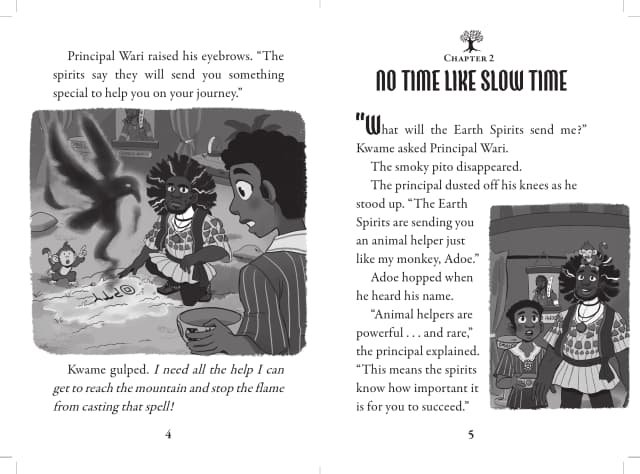 Kwame's Magic Quest #2: Race to the Magic Mountain interior page 3