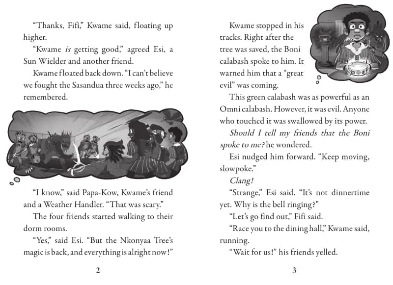 Page 5 — Kwame at Nkonyaa School
