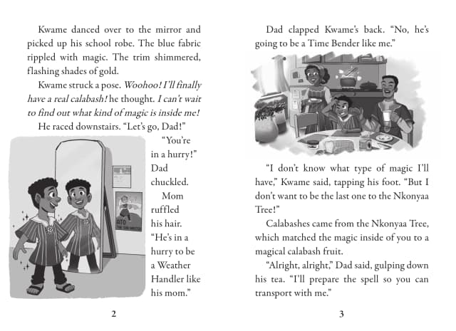 Kwame's Magic Quest #1: Rise of the Green Flame interior page 2