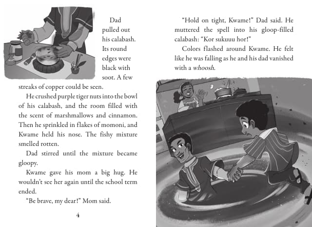Kwame's Magic Quest #1: Rise of the Green Flame interior page 3