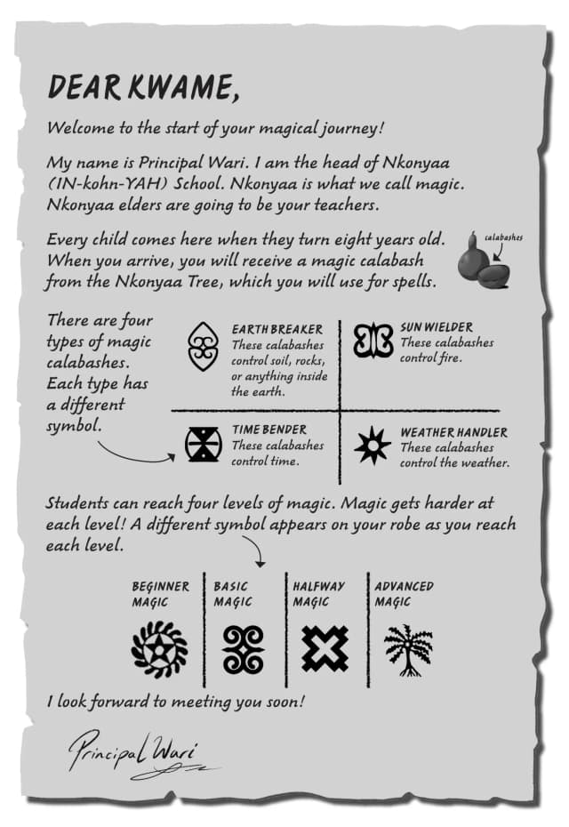 Kwame's Magic Quest #1: Rise of the Green Flame interior page 1