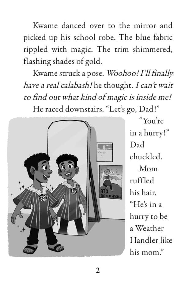 Kwame's Magic Quest #1: Rise of the Green Flame interior page 4
