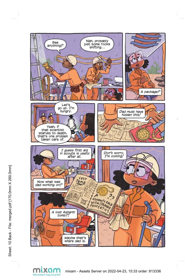 Yawa the Adventurer #1: The Soul Washer Medallion interior page 2