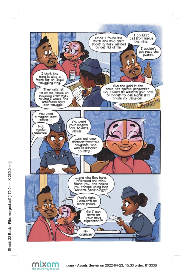 Yawa the Adventurer #1: The Soul Washer Medallion interior page 4